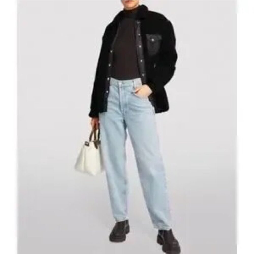 Rag & Bone Elliot Sherpa Shacket Nwot Size M $395 - image 3